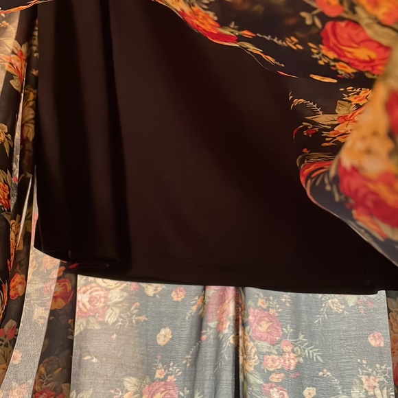 Sheer Floral Skirt with built in slip - Picture 3 of 5